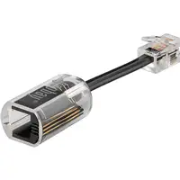 Goobay 58856 cambiador de género para cable Negro Goobay 58856 cambiador de género para cable Negro