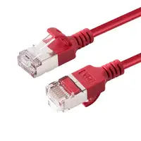 Microconnect V-FTP6A02R-SLIM cable de red Rojo 2 m Cat6a U/FTP (STP)