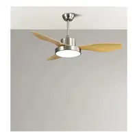 Fabrilamp 128591342 ventilador Haya, Níquel