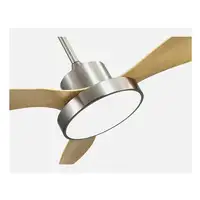 Fabrilamp 128591342 ventilador Haya, Níquel