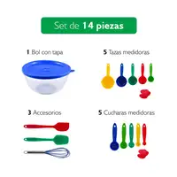 Freidora de aire sin aceite Compact. Set de 14 Accesorios