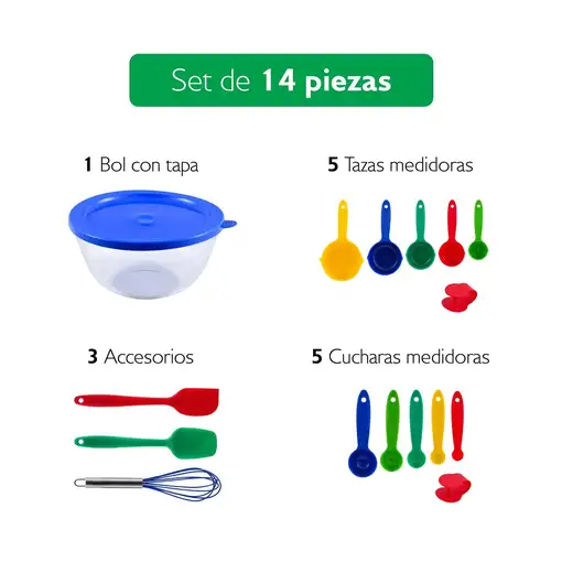 Freidora de aire sin aceite Compact. Set de 14 Accesorios