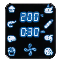 Freidora Sin Aceite por Aire Caliente, 4,5 L, 8 Programas Fritura, MPM, MFR-06
