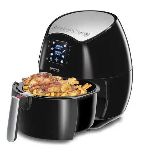Freidora Sin Aceite por Aire Caliente, 4,5 L, 8 Programas Fritura, MPM, MFR-06