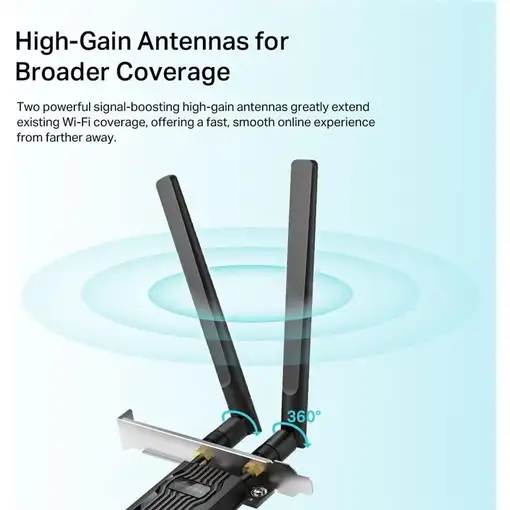 TP-Link Archer TX20E Interno WLAN / Bluetooth 1800 Mbit/s