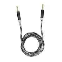 Cable de audio Tellur Basic aux jack de 3,5 mm, 1 m, negro