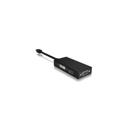 ICY BOX IB-AC1032 Mini DisplayPort DVI-D + VGA (D-Sub) + HDMI Negro