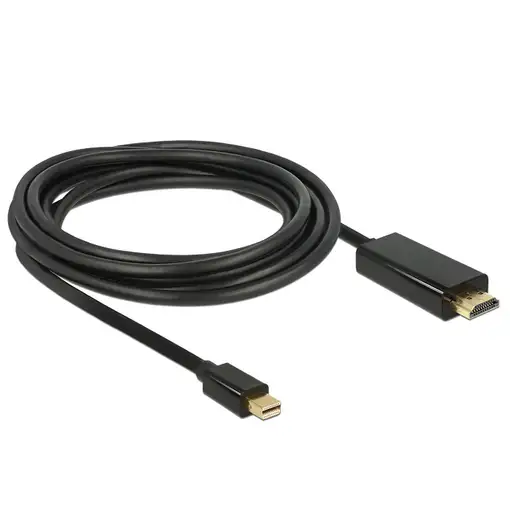 DeLOCK 83699 adaptador de cable de vídeo 2 m Mini DisplayPort HDMI Negro