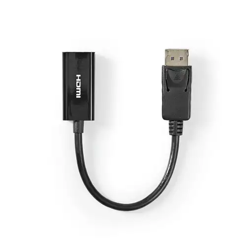 Nedis CCGT37150BK02 adaptador de cable de vídeo 0,2 m HDMI tipo A (Estándar) Displ