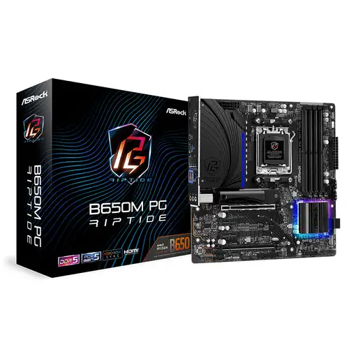 Asrock B650M PG Riptide AMD B650 Zócalo AM5 micro ATX