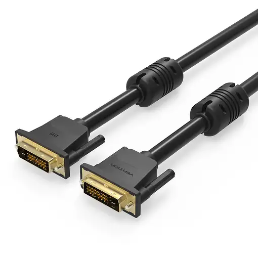 Vention Cable DVI EAABG/ DVI-D Macho - DVI-D Macho/ 1.5m/ Negro Vention Cable DVI EAABG/ DVI-D Macho - DVI-D Macho/ 1.5m/ Negro