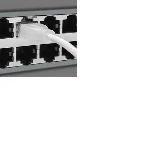 Wantec 7403 cable de red Blanco 0,5 m Cat6a