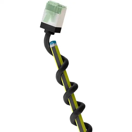 Goobay 74352 cable de red Negro 0,5 m Cat8.1 U/FTP (STP)