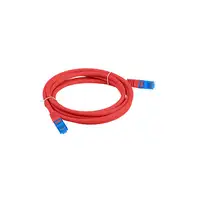 Lanberg PCF6A-10CC-0200-R cable de red Rojo 2 m Cat6a S/FTP (S-STP)