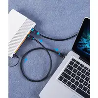 Vention Cable de Red RJ45 SFTP IKABG Cat.8/ 1.5m/ Negro