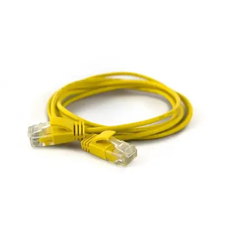 Wantec 7282 cable de red Amarillo 0,2 m Cat6a U/UTP (UTP)