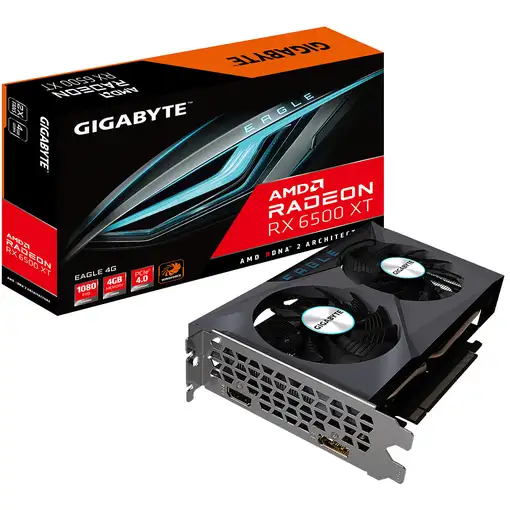 GIGABYTE EAGLE Radeon RX 6500 XT 4G AMD 4 GB GDDR6