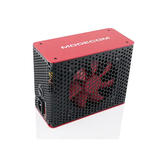 Modecom Volcano unidad de fuente de alimentación 750 W 20+4 pin ATX ATX Negro, Roj