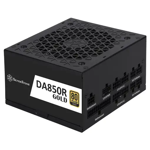 Silverstone DA850R Gold unidad de fuente de alimentación 850 W 20-pin ATX ATX Negr