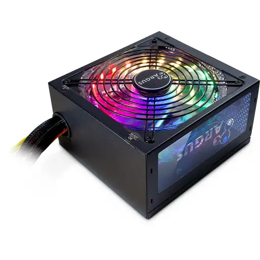 Inter-Tech Argus RGB-500W II unidad de fuente de alimentación 20+4 pin ATX Negro