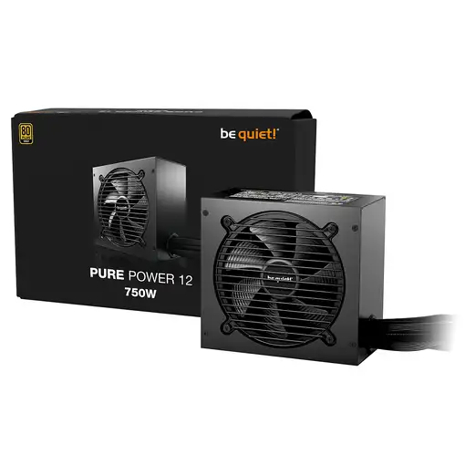 be quiet! PURE POWER 12 750W unidad de fuente de alimentación 20+4 pin ATX ATX Neg
