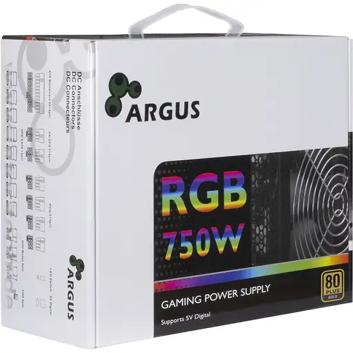 Inter-Tech Argus RGB-750W CM II unidad de fuente de alimentación 20+4 pin ATX ATX