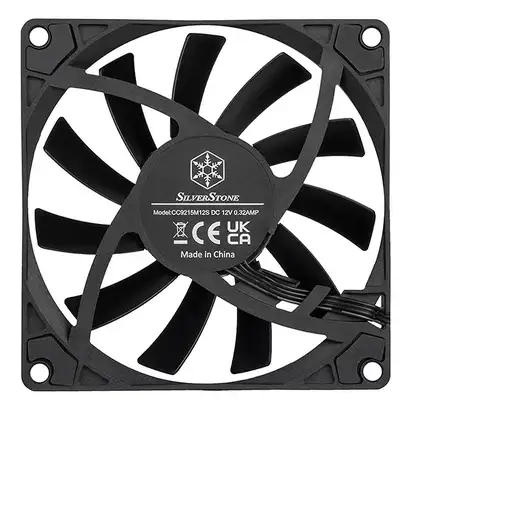Silverstone Air Slimmer 90 Procesador Ventilador 9,2 cm Negro 1 pieza(s)