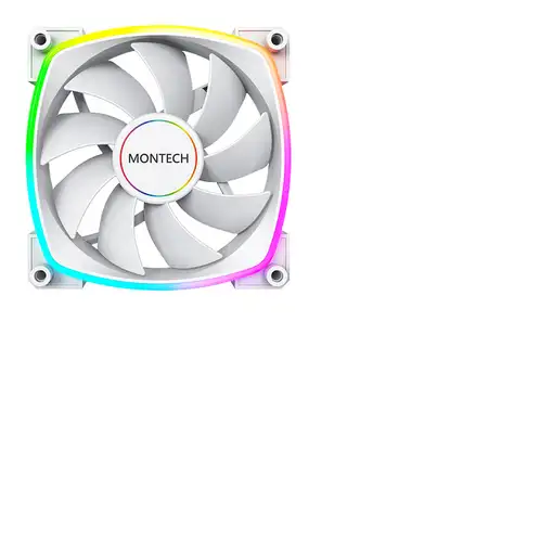 Montech AX140 PWM Carcasa del ordenador Ventilador 14 cm Blanco 1 pieza(s)