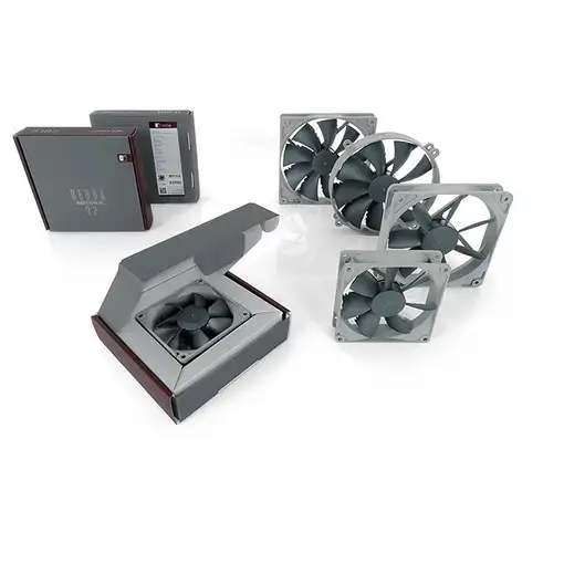 Noctua NF-B9 redux-1600 PWM Carcasa del ordenador Ventilador 9,2 cm Negro, Gris