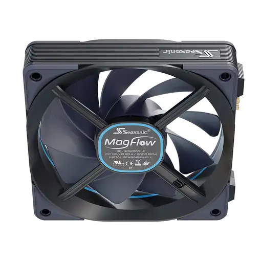 Seasonic MagFlow 3-Fan Kit Carcasa del ordenador Ventilador 12 cm Negro 3 pieza(s)