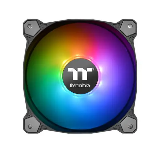 Thermaltake Pure 12 ARGB Carcasa del ordenador Ventilador 12 cm Negro 3 pieza(s)