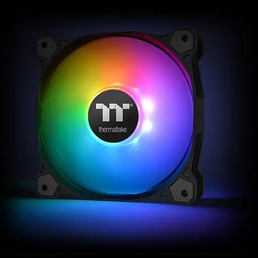 Thermaltake Pure 12 ARGB Carcasa del ordenador Ventilador 12 cm Negro 3 pieza(s)