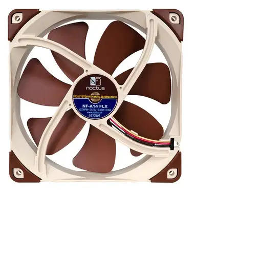 Noctua NF-A14 FLX sistema de refrigeración para ordenador Carcasa del ordenador Ve