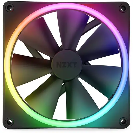 NZXT F120 RGB DUO Ventilador 12 cm Negro 1 pieza(s)