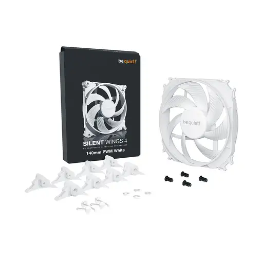 be quiet! SILENT WINGS 4 | 140mm PWM White Carcasa del ordenador Ventilador 14 cm