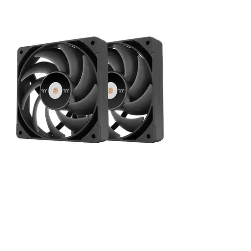 Thermaltake TOUGHFAN 14 Carcasa del ordenador Ventilador 14 cm Negro 2 pieza(s)