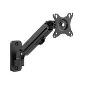 Gembird MA-WA1-01 soporte para monitor 68,6 cm (27") Pared Negro