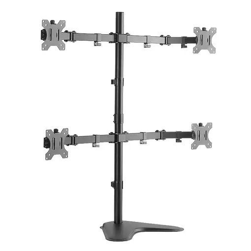 LogiLink BP0046 soporte para monitor 81,3 cm (32") Escritorio Acero inoxidable