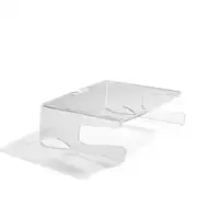 BakkerElkhuizen Q-riser 100 76,2 cm (30'') Escritorio Transparente