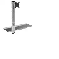 Techly ICA-PLW 01 soporte para monitor 68,6 cm (27") Pared Plata
