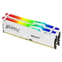 Kingston Technology FURY Beast 32GB 6000MT/s DDR5 CL30 DIMM (Kit de 2) White RGB E