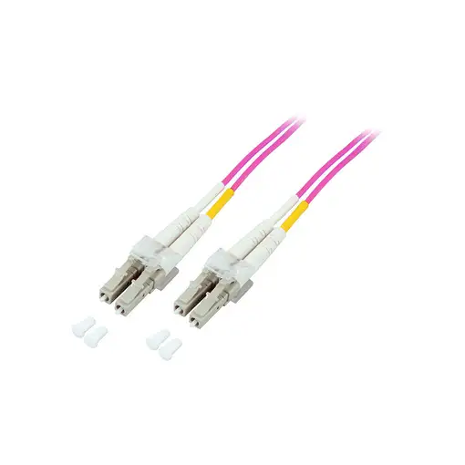 Alcasa 10m LC/LC Cable de fibra óptica e InfiniBand Violeta