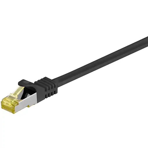 Goobay RJ-45 CAT7 5m cable de red Negro S/FTP (S-STP)