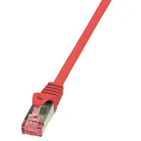 LogiLink 1m Cat.6 S/FTP cable de red Rojo Cat6 S/FTP (S-STP)