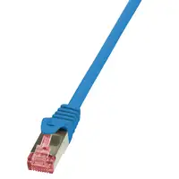 LogiLink 2m Cat.6 S/FTP cable de red Azul Cat6 S/FTP (S-STP)