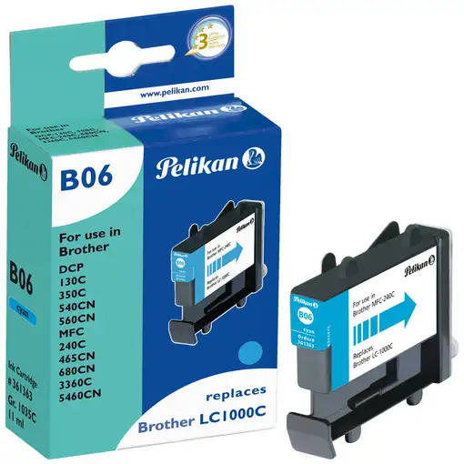 Pelikan B06 cartucho de tinta 1 pieza(s) Cian