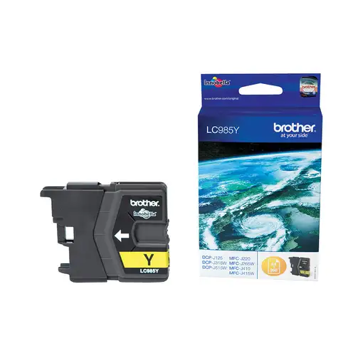 Brother LC985Y cartucho de tinta 1 pieza(s) Original Amarillo