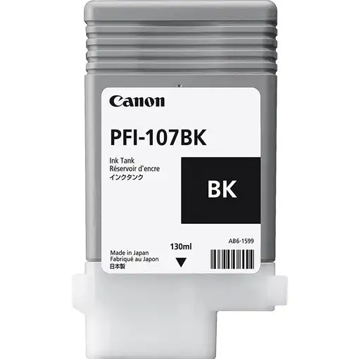 Canon PFI-107BK cartucho de tinta 1 pieza(s) Original Negro