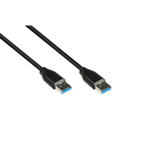 Alcasa 2831-AA010S cable USB USB 3.2 Gen 2 (3.1 Gen 2) 1 m USB A Negro
