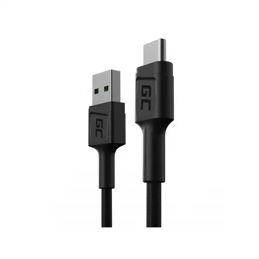 Green Cell KABGC25 cable USB 0,3 m USB A USB C Negro
